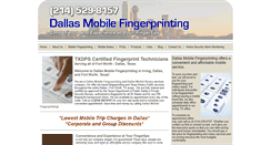 Desktop Screenshot of dallasmobilefingerprinting.com